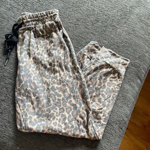 Kittenish Leopard Joggers